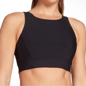 CALIA High Neck Top Pure Black High Support Full Coverage Size Xtra Small NWT
